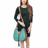 ADBG1039 American Darling Crocodile Embossed Hand Tooled Leather Western Crossbody Bag