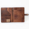 ADBG1040 American Darling Hand-Tooled Floral Genuine Leather Western Portfolio Bag