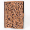 ADBG1040 American Darling Hand-Tooled Floral Genuine Leather Western Portfolio Bag