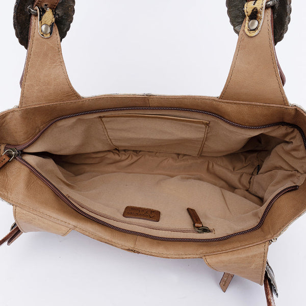 ADBGI224 Tote Hair On Genuine Western Leather Women Bag