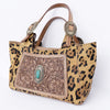 ADBGI224 Hobo Hair On Genuine Western Leather Women Bag