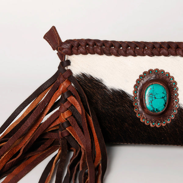 ADBGM271 Clutch Hair-On Genuine Western Leather Women Bag