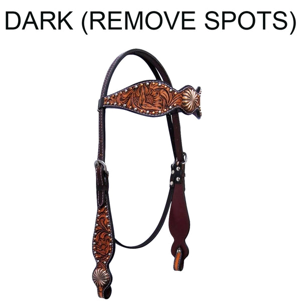 BER106A-Western Leather Breast Collar