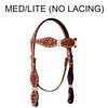 BER212A-Western Leather Breast Collar