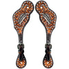BER349-Western American Leather Spur Strap