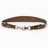 BER349-Western Leather Wither Straps