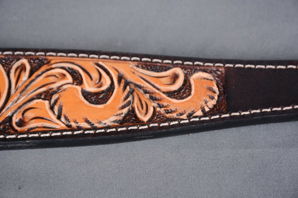 BER350-Western Leather Wither Straps
