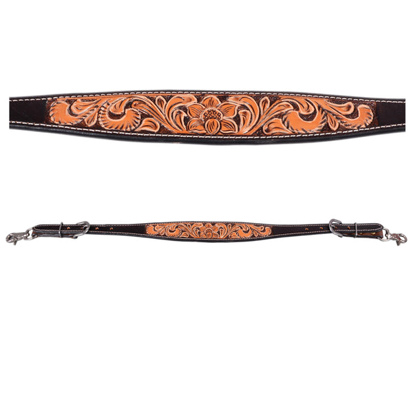 BER350-Western Leather Wither Straps