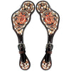 BER351-Western American Leather Spur Strap