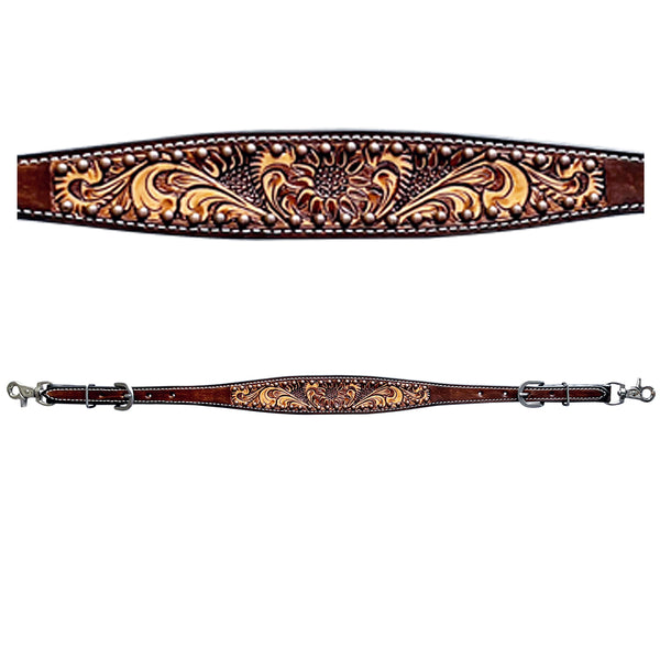 BER354-Western Leather Wither Straps