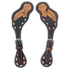 BER355-Western American Leather Spur Strap