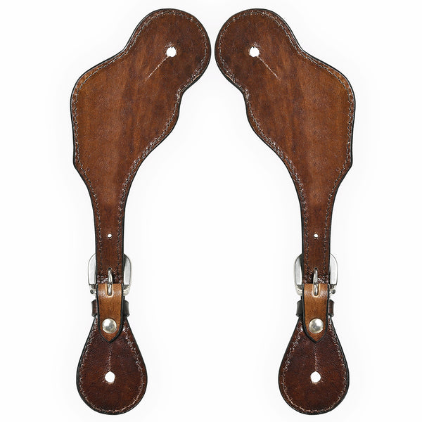BER356-Western American Leather Spur Strap