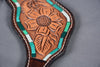 BER361-Western American Leather Spur Strap