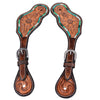 BER361-Western American Leather Spur Strap