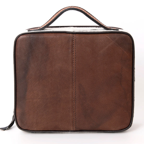 ADBGA300 American Darling Western Hand Tooled Leather Hair-On Cowhide Jewelry Case