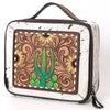 ADBGA300 American Darling Western Hand Tooled Leather Hair-On Cowhide Jewelry Case