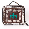 ADBGA300 American Darling Western Hand Tooled Leather Hair-On Cowhide Jewelry Case
