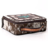 ADBGA300 American Darling Western Hand Tooled Leather Hair-On Cowhide Jewelry Case