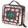 ADBGA300 American Darling Western Hand Tooled Leather Hair-On Cowhide Jewelry Case