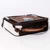 ADBGA300 American Darling Western Hand Tooled Leather Hair-On Cowhide Jewelry Case