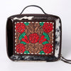 ADBGA300 American Darling Western Hand Tooled Leather Hair-On Cowhide Jewelry Case