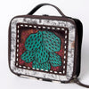 ADBGA300 American Darling Western Hand Tooled Leather Hair-On Cowhide Jewelry Case