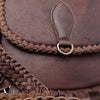 ADBGD129 American Darling Handcrafted Leather Cross body Bag with Fringes & Braided Trim