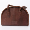 ADBGD152 American Darling Western Leather Tote Bag - Handcrafted Fringed Braided Leather Purse