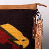 ADBG905 American Darling Handcrafted Hand Tooled Leather Saddle Blanket Cross body Bag