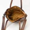 ADBG959 Crocodile Embossed Genuine Leather Western Tote Compact Handbag by American Darling