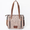 ADBG959 Crocodile Embossed Genuine Leather Western Tote Compact Handbag by American Darling