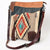 ADBG1055 American Darling Handcrafted Leather Crossbody Bag with Saddle Blanket Colorful Design & Tassels Western Handbag