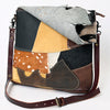 ADBG1056 American Darling Handcrafted Western Leather Crossbody Bag Hair-On Cowhide & Fringe Tassels