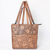 ADBG1061 American Darling Hand-Tooled Leather Backpack Tote Genuine Floral Carved Western Convertible Bag