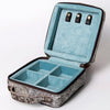 ADBGA311 American Darling Tooled Leather and Cowhide Floral Western Jewelry Case