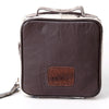 ADBGA311 American Darling Tooled Leather and Cowhide Floral Western Jewelry Case