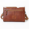 ADBG1065 American Darling Hand-Tooled Hair-On Leather Crossbody Bag Genuine Western Cowhide Purse