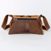 ADBG1068 American Darling Hand-Tooled Hair-On Leather Wallet Handbag Western Cowhide Crossbody Purse