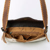 ADBG1068 American Darling Hand-Tooled Hair-On Leather Wallet Handbag Western Cowhide Crossbody Purse
