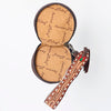 ADBGF135 Round Tooled Leather Canteen Bag - Floral Western Design