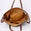 ADBG962 Crocodile Embossed Genuine Leather Western Tote Compact Handbag by American Darling