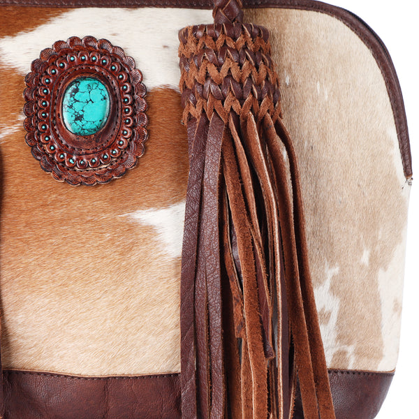 LC-ADBGM333 Tote Hair On Genuine Western Leather Women Bag