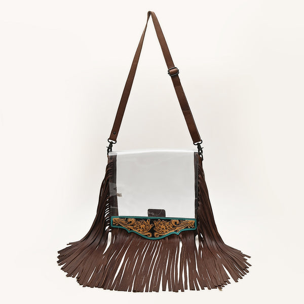 LC-ADBGZ727 Clear Bag Genuine Western Leather Women Bag