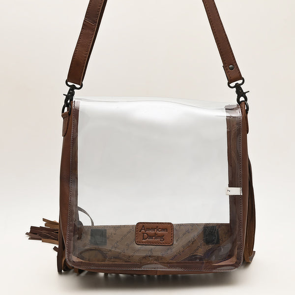 LC-ADBGZ727 Clear Bag Genuine Western Leather Women Bag