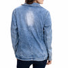 ADBZ702 American Darling Denim & Harness Leather Western Blazer Jacket