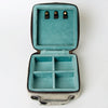 ADBGA311 American Darling Tooled Leather and Cowhide Floral Western Jewelry Case