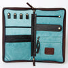 ADBGA323 American Darling Hand Tooled Leather Hair-On Cowhide Travel Jewelry Case