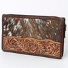 ADBGA323 American Darling Hand Tooled Leather Hair-On Cowhide Travel Jewelry Case