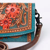 ADBG889 American Darling Hand Tooled Leather Wallet | Western Tooled Crossbody Wallet