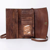 ADBG889 American Darling Hand Tooled Leather Wallet | Western Tooled Crossbody Wallet
